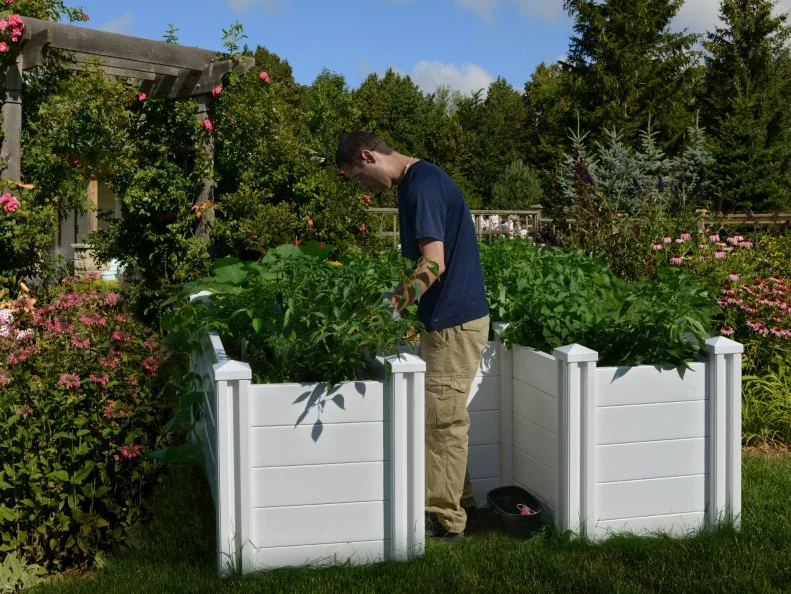 Decorative Edging for Raised Beds
