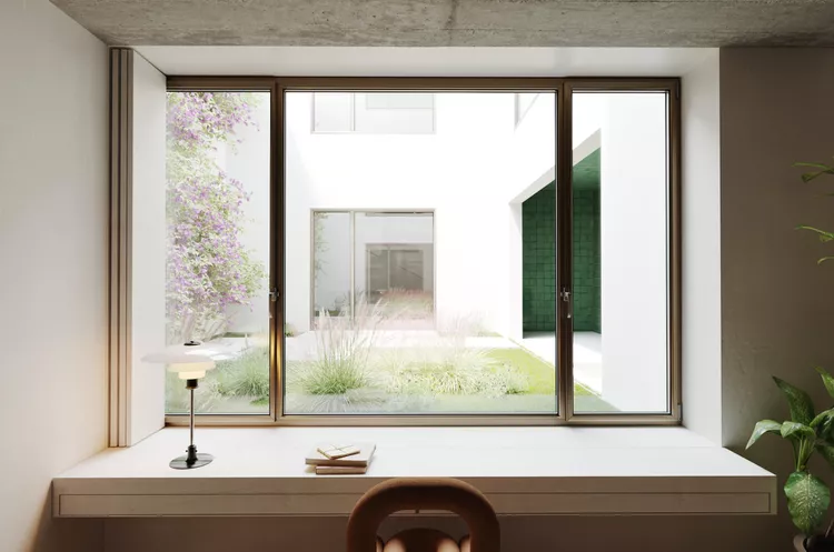 Minimalist Atrium Garden