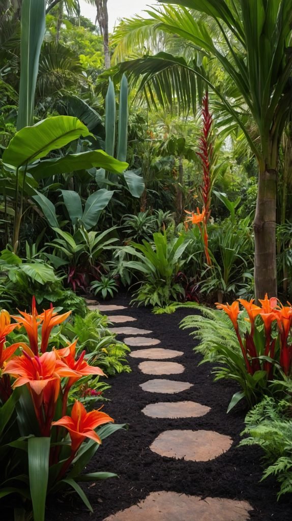 Tropical Mulch Garden