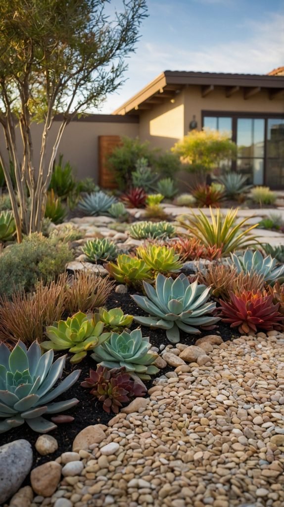 Drought-Friendly Mulch Landscape