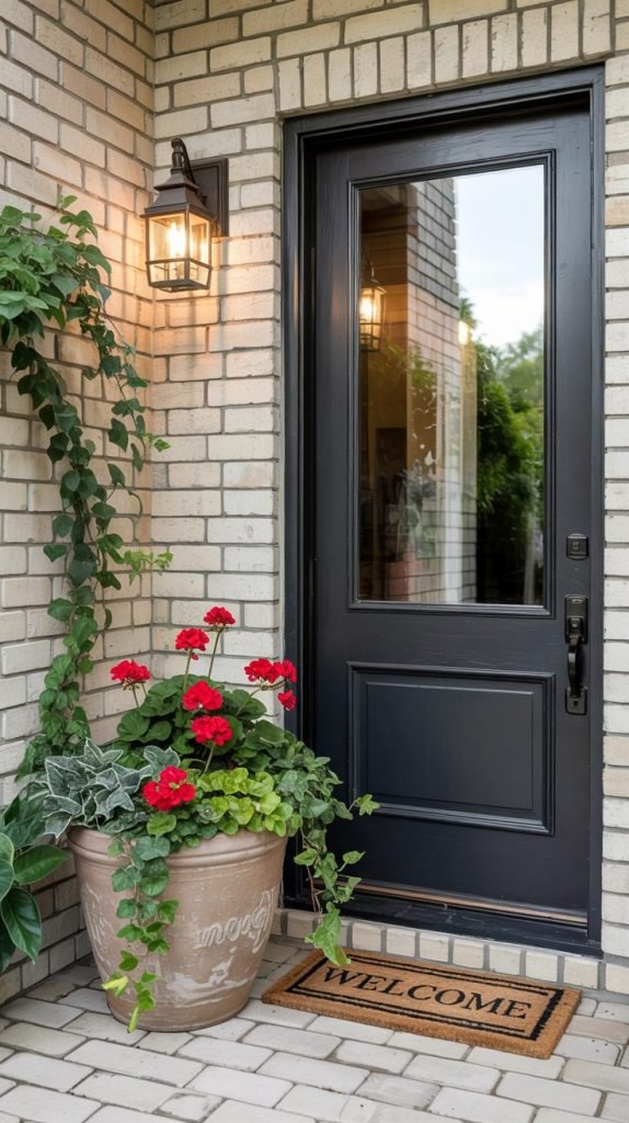 Simple & Striking Entry Pot