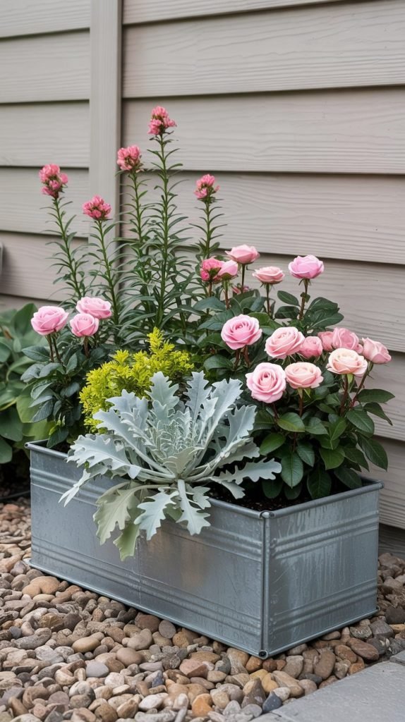 Vintage Tin Trough Bloom Box