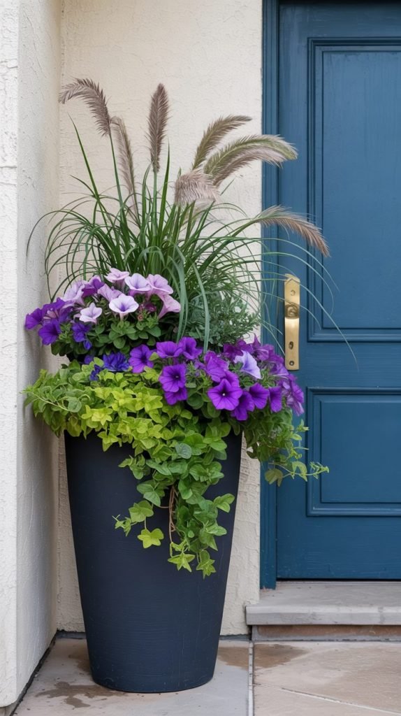 Cool Contrast at the Door