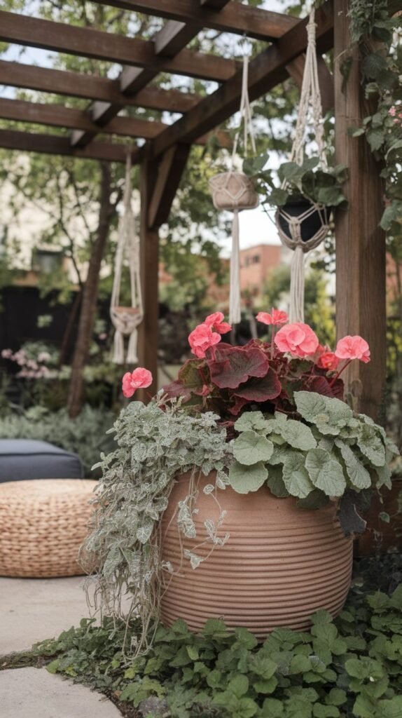 Boho Pergola Potted Corner