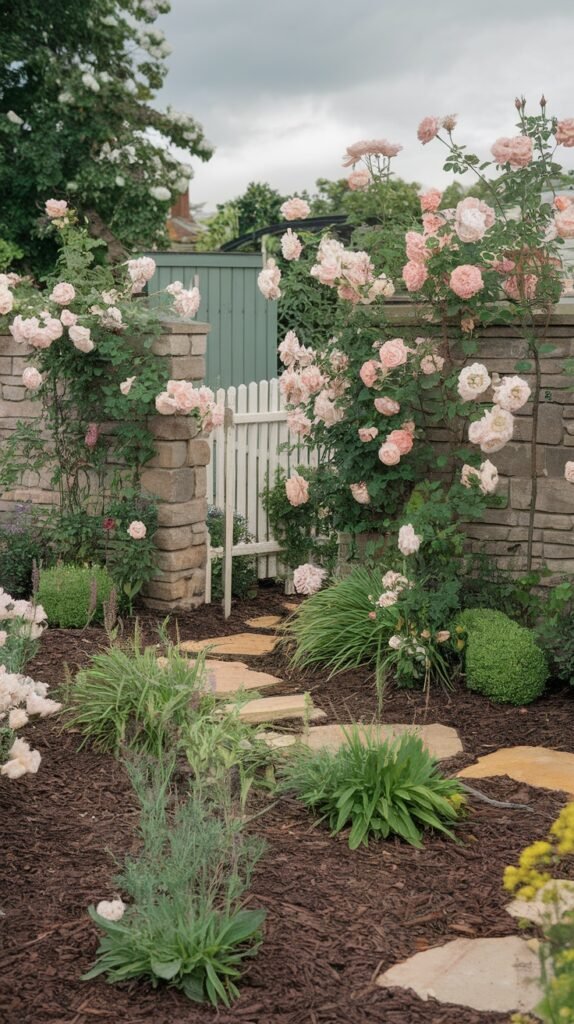 Cottage-Style Mulch Garden