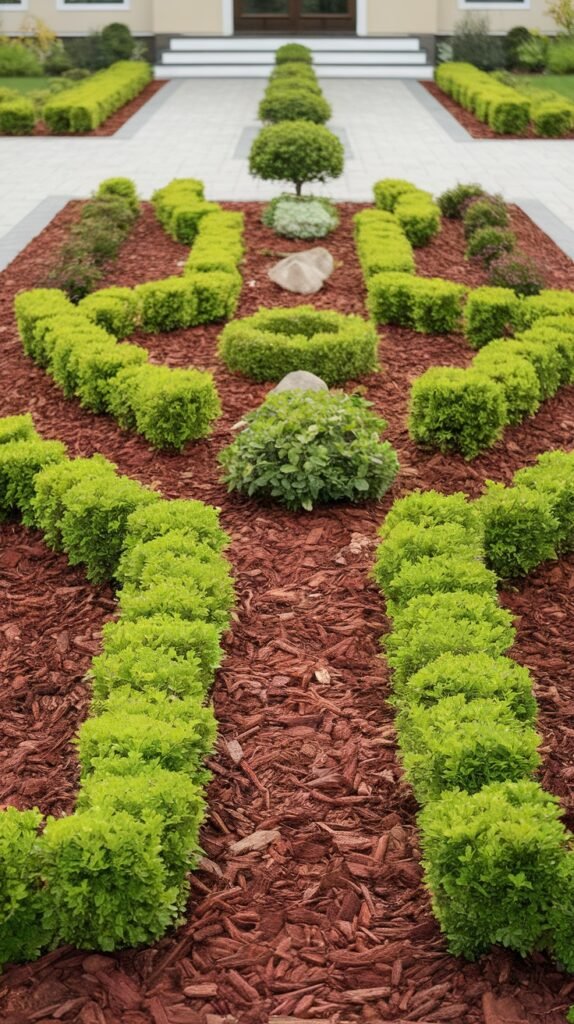 Front Yard Mulch Elegance