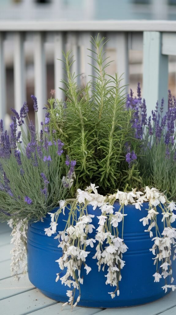 Seaside Summer Patio Pot