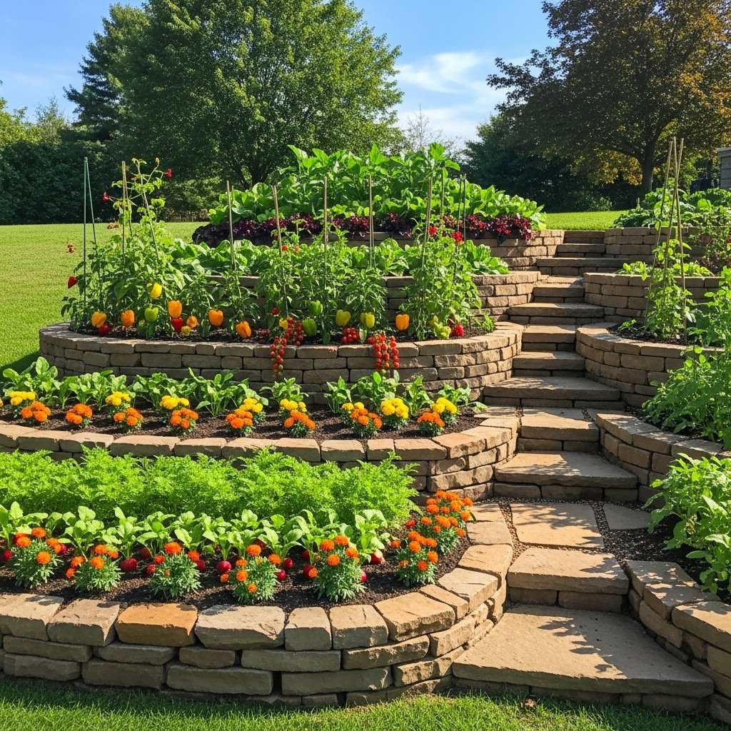 15 Pretty Vegetable Garden Ideas
