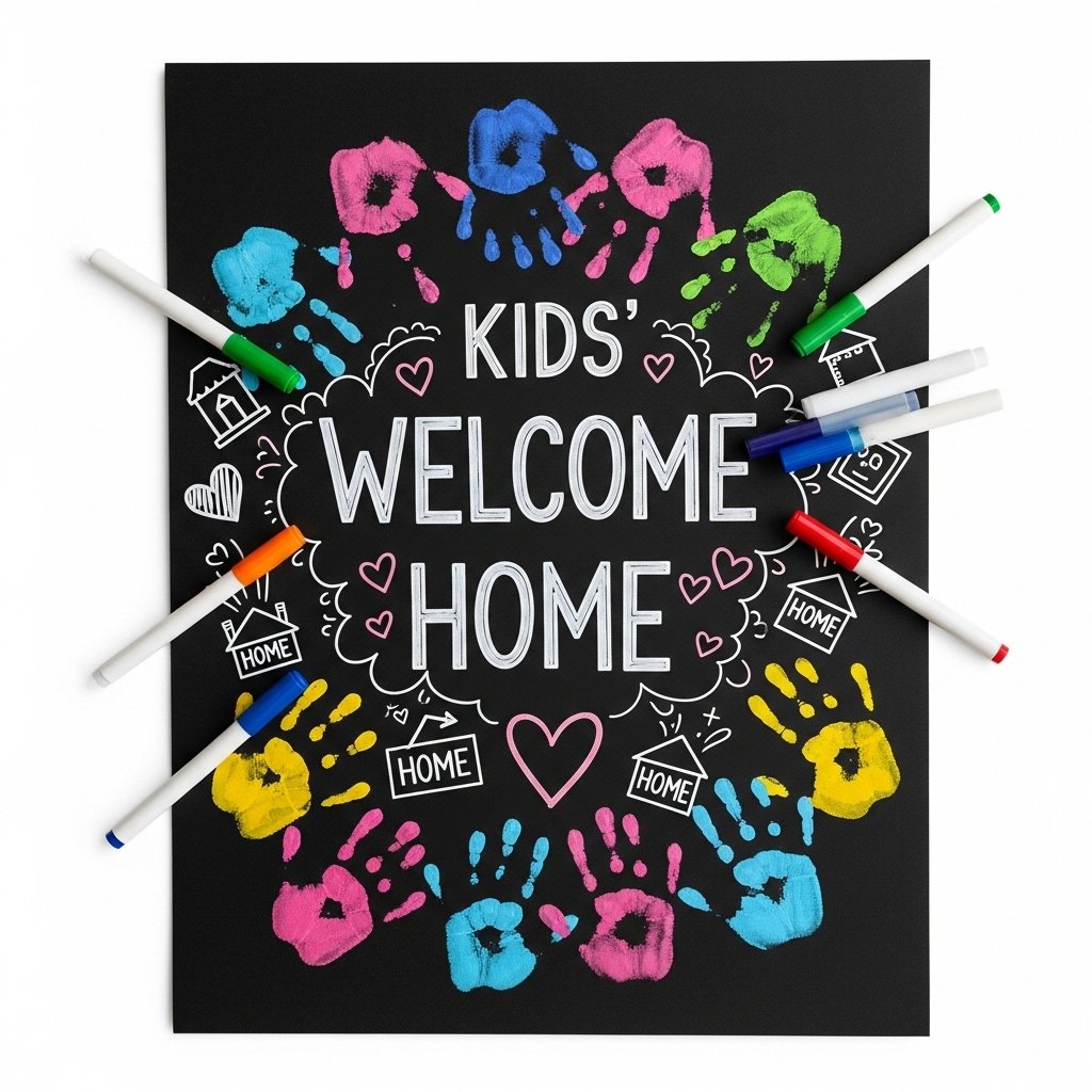 Welcome Home Signs & DIY Poster Ideas