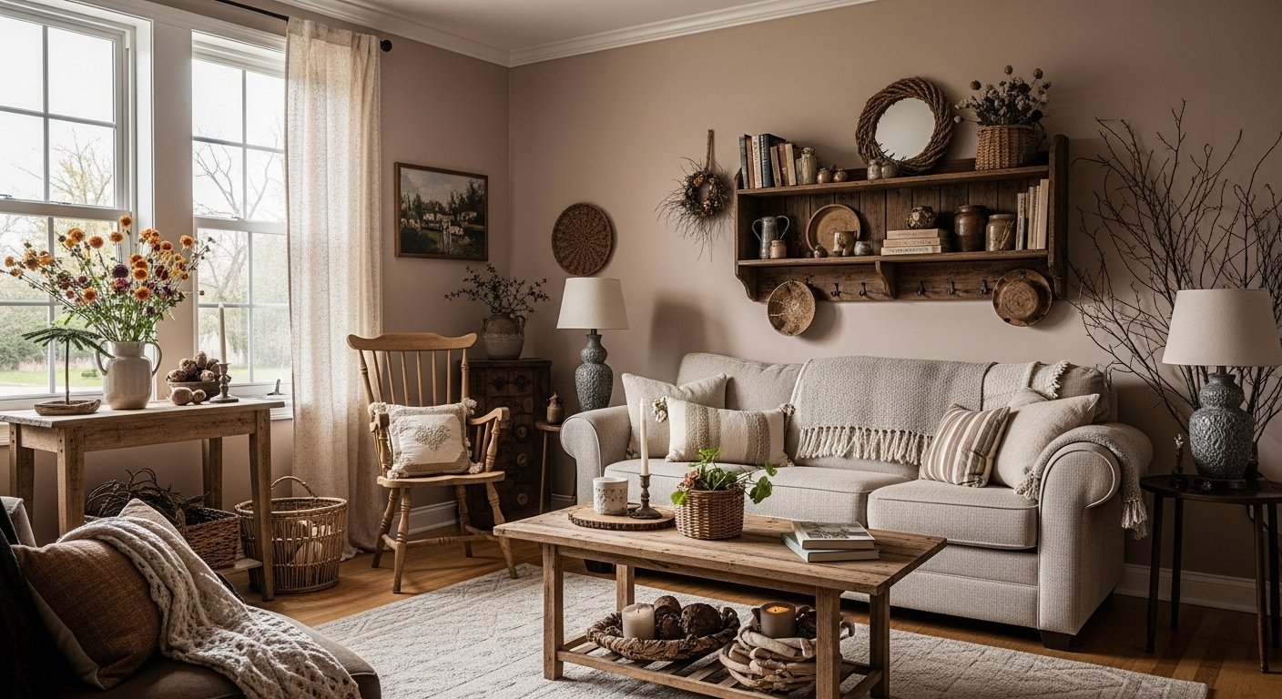 Earthy Cottage Home Decor: Cozy, Nature-Inspired Style